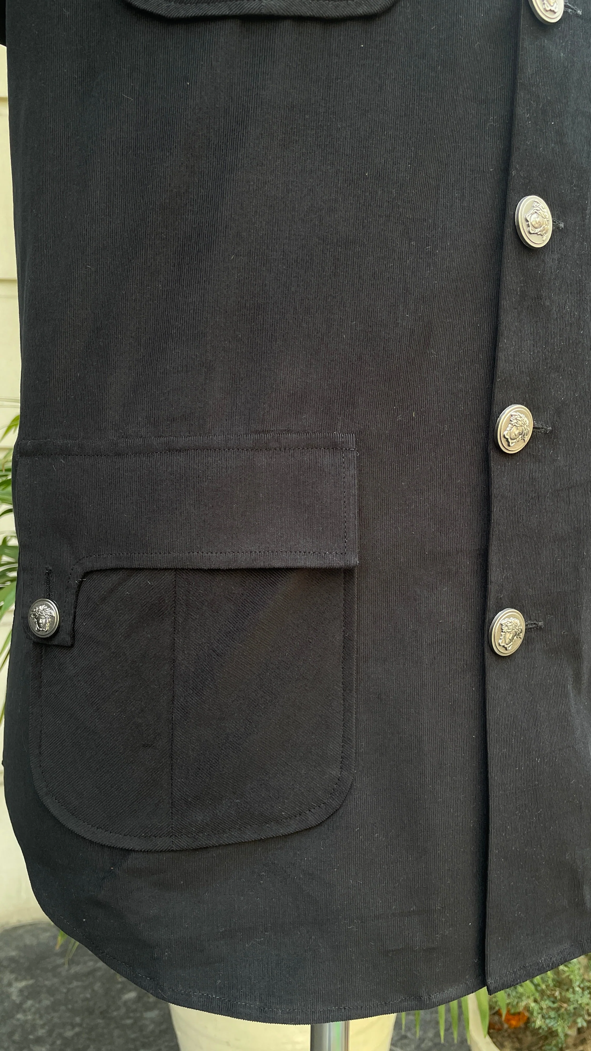 Black Corduroy Shirt for Men - Image 4