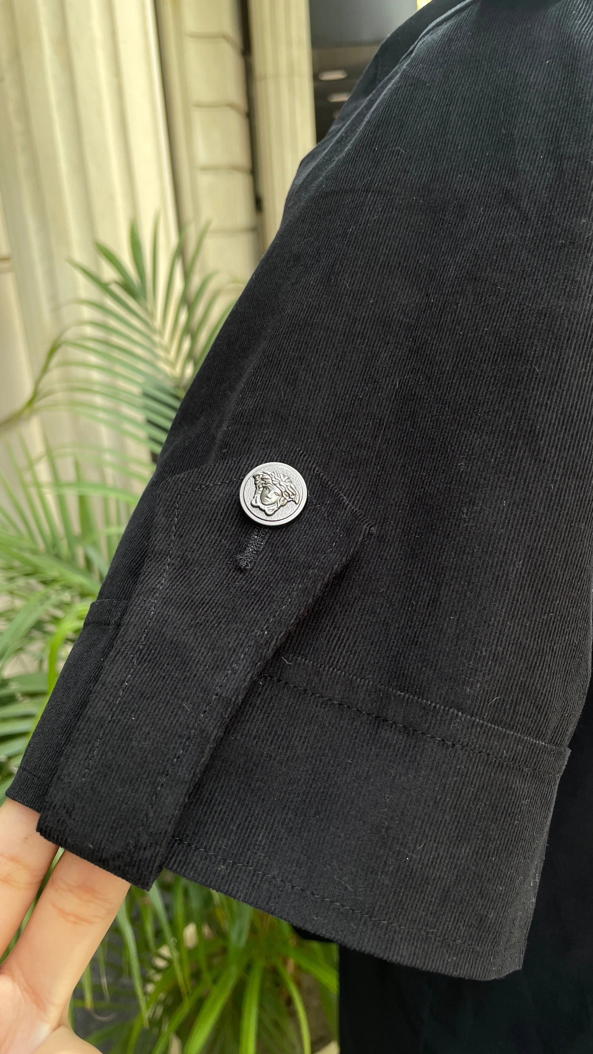 Black Corduroy Shirt for Men - Image 5