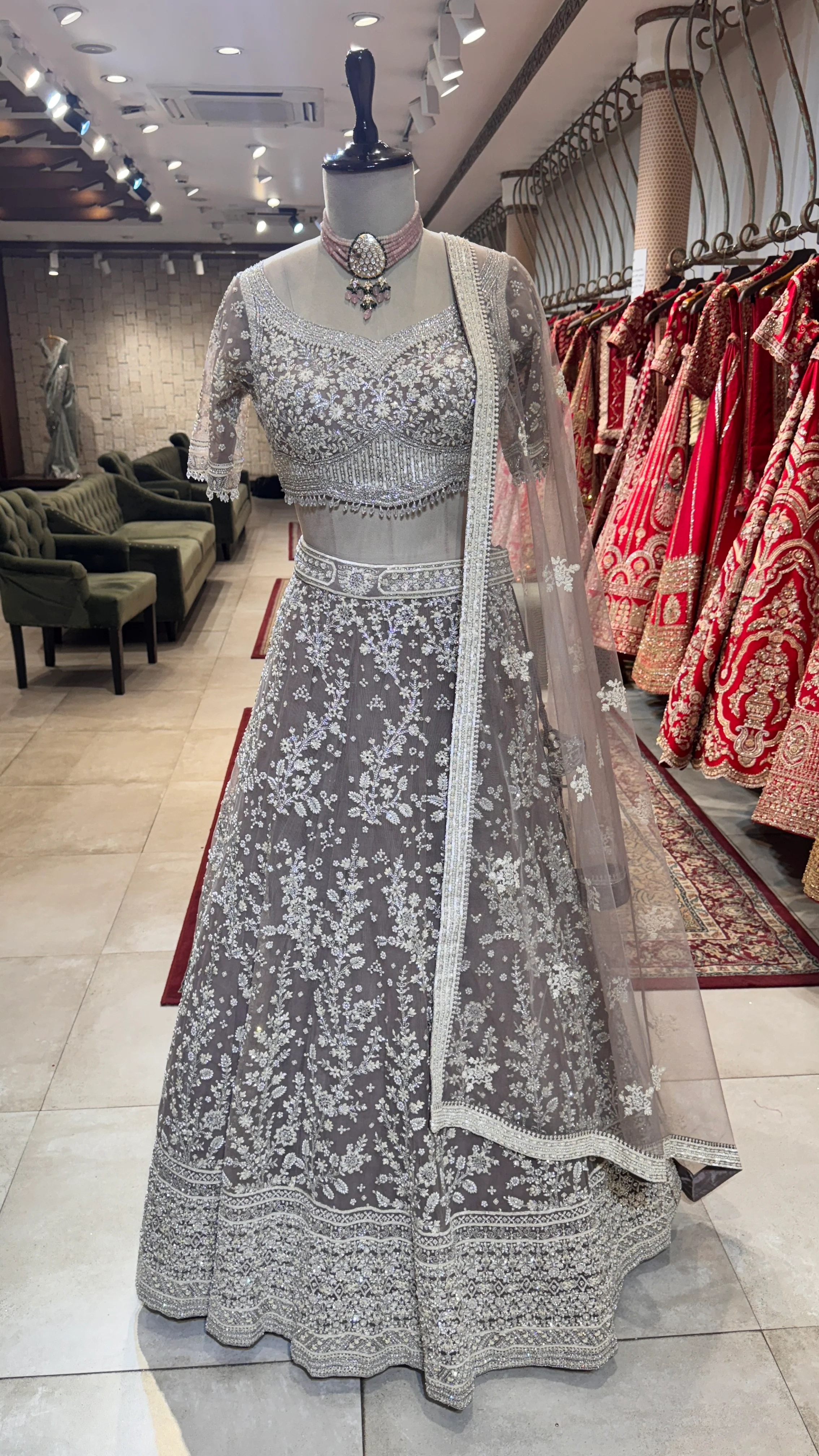 Dusty Pink Lehenga