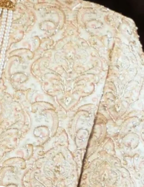 Heritage Sherwani with Zardozi, Sequins, and Cutdana Embellishments (Sherwani set) - Image 2