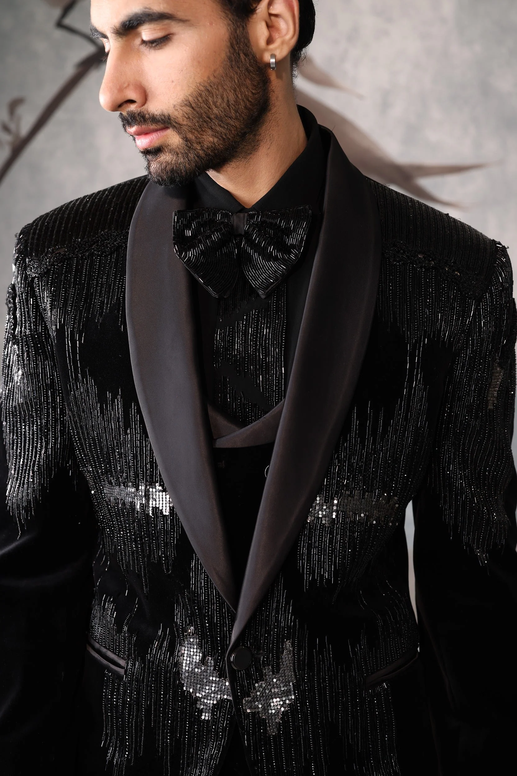 Men's Black tuxedo