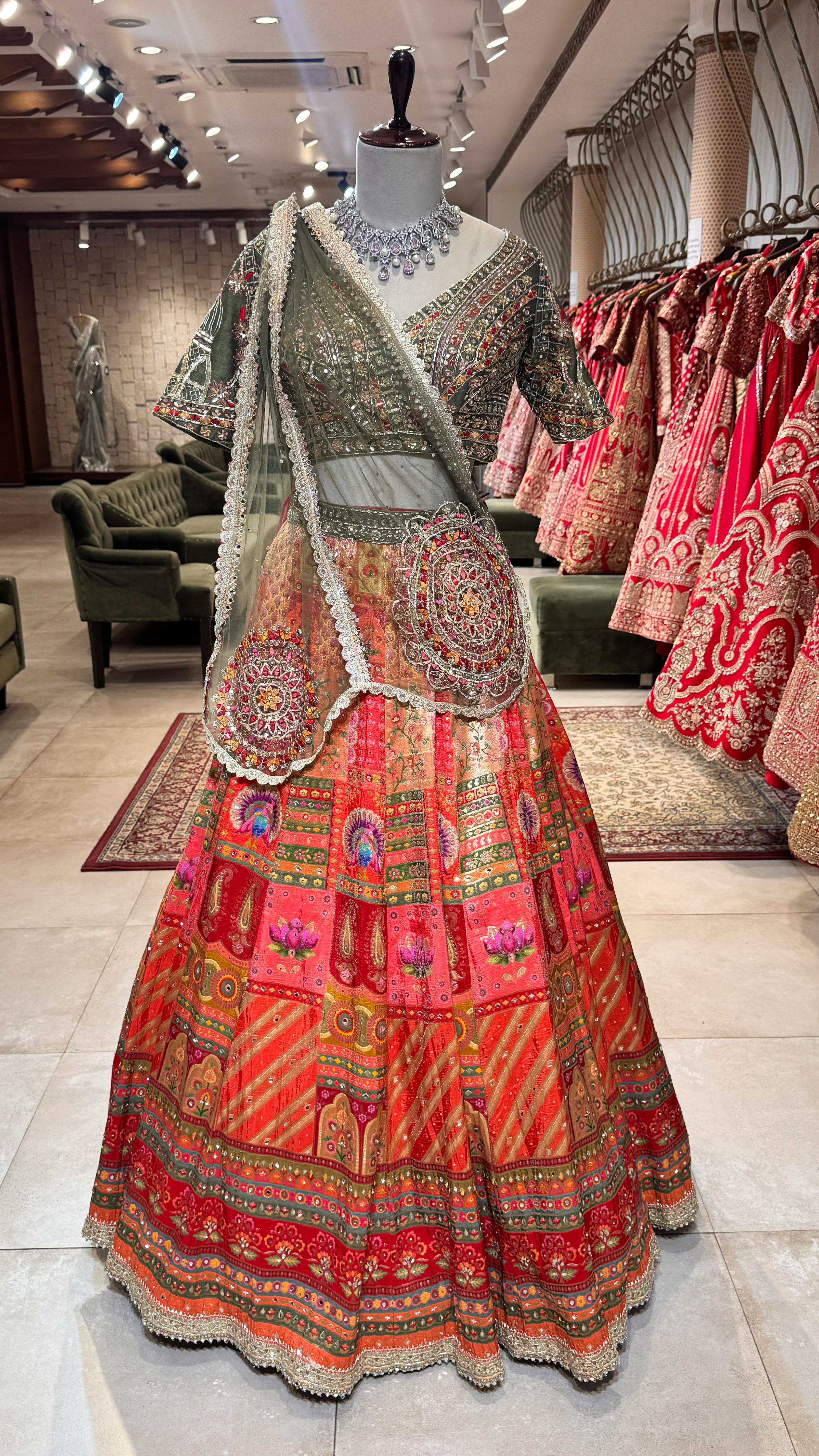 Multi Color Lehenga