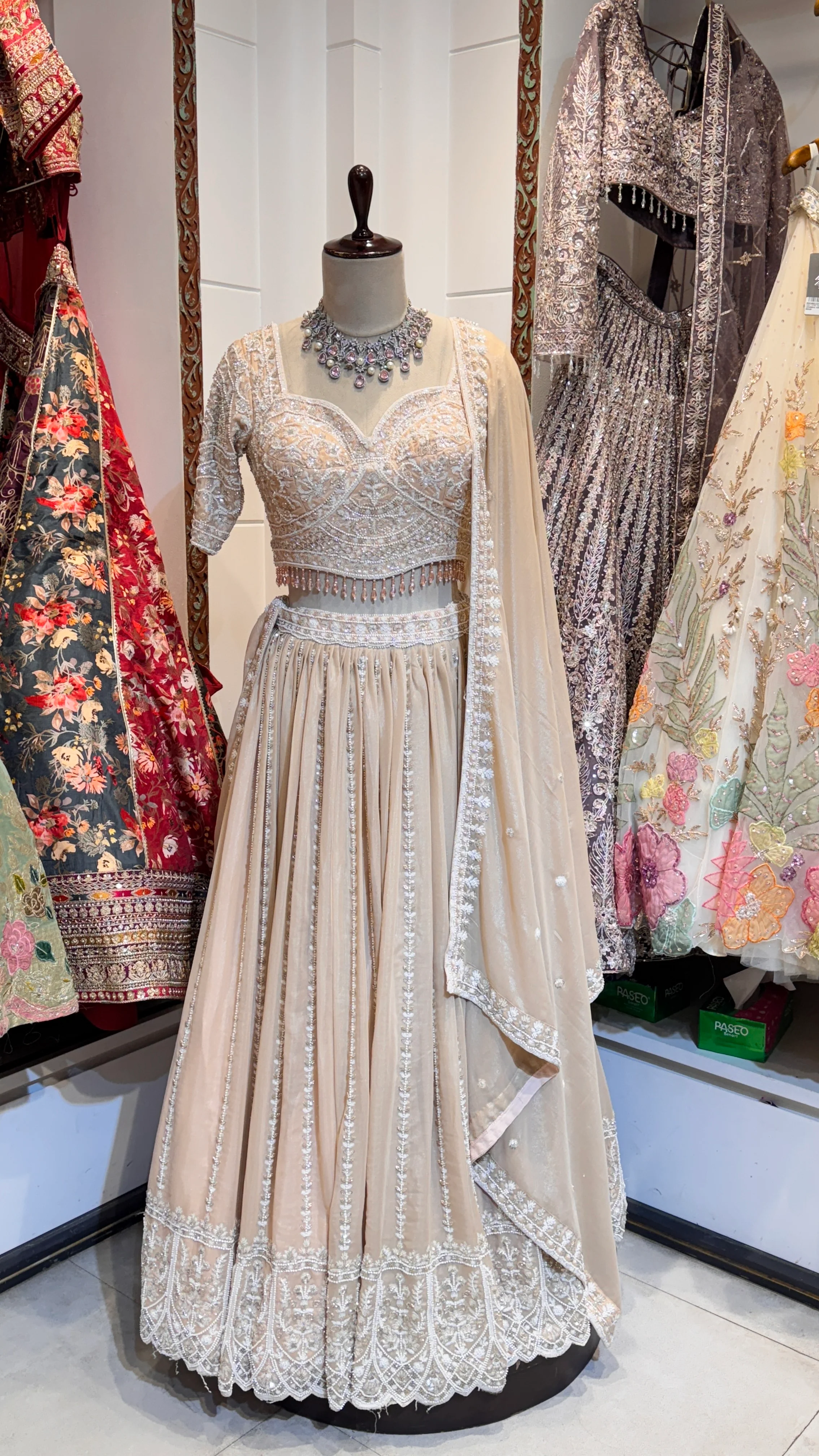 Peach Lehenga