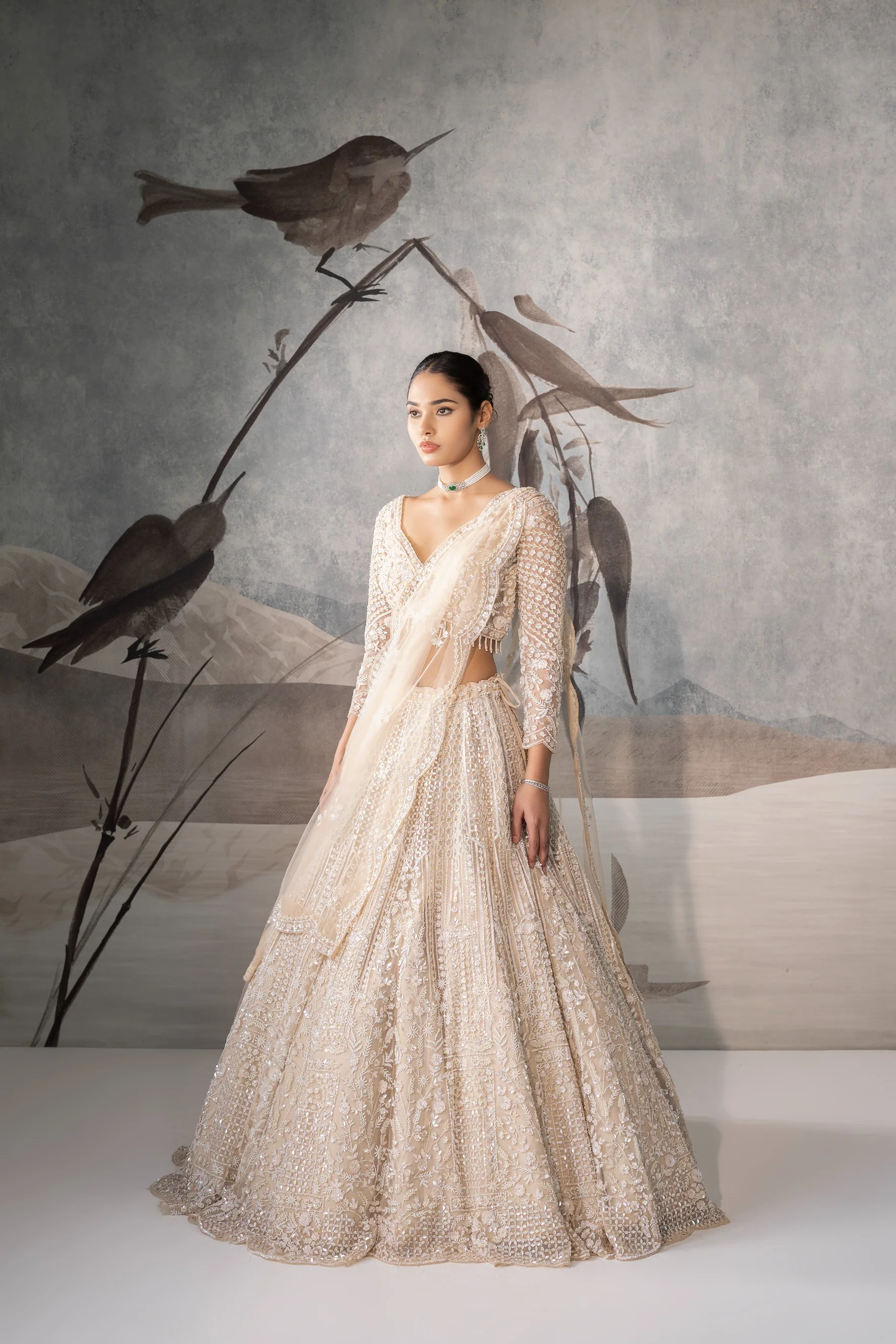 PEARL SEQUENCE LEHENGA