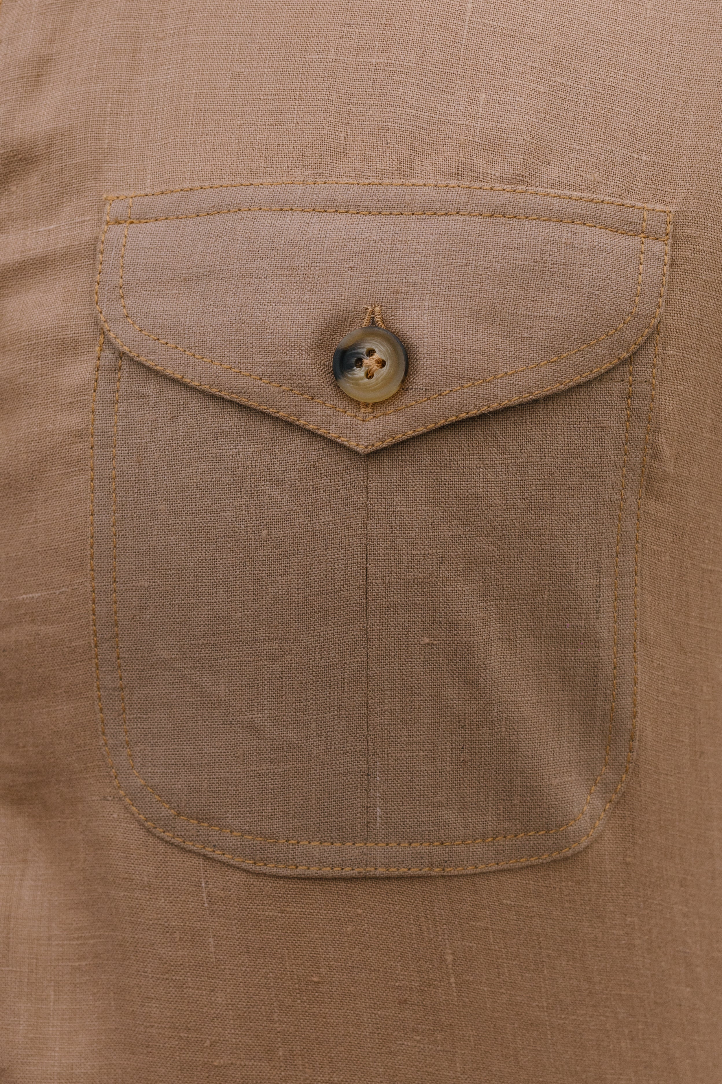Men's 4-Pocket Safari Shirt with Classic Shirt Collar - Image 5
