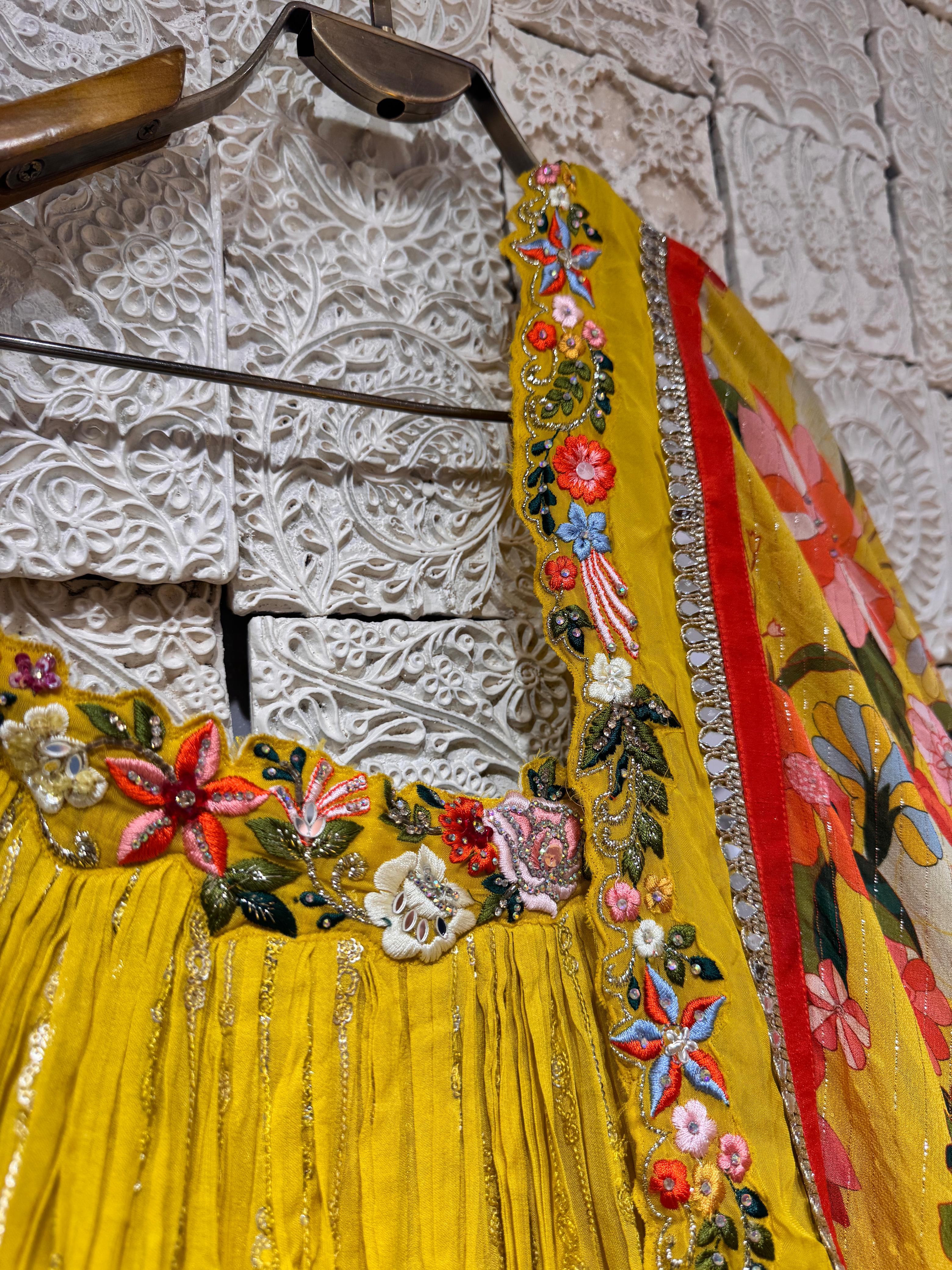 Yellow Blossom Lehenga - Image 2