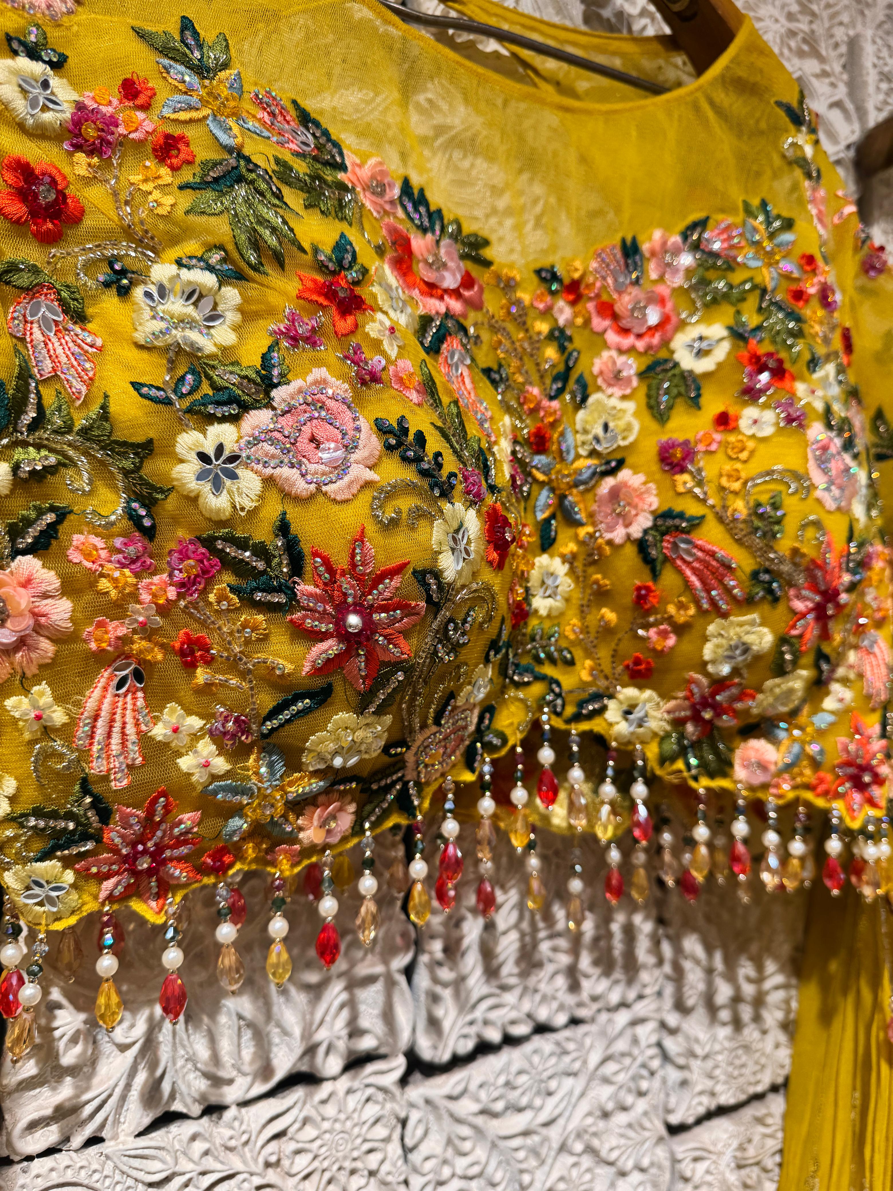 Yellow Blossom Lehenga - Image 3